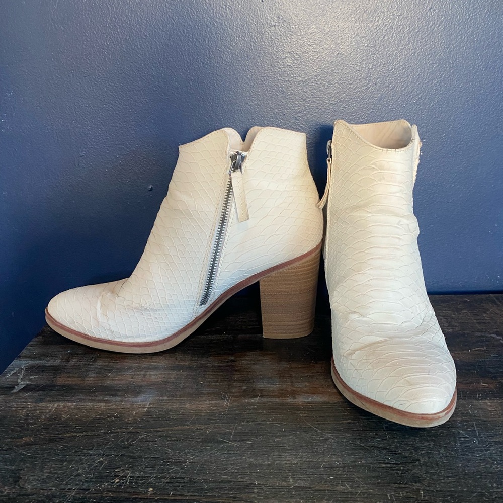 MIA snake ankle boots